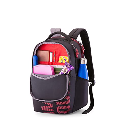 Image of American Tourister Sest+ Polyester 2 Compartment Unisex Backpack (Black,Frsz) (Free Size)