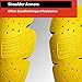 5-PC Triple Density CE Removable Armor For Motorcycle Street Biker Jackets 5PC Set Universal Size