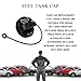 Beypovk Gas Cap, Fuel Cap Replacement OEM #17251-3JA0A 17251-9BD0E, Car Accessories Fuel Tank Filler Cap Compatible with Nissan, Frontier, Murano, Altima, Infiniti （Black)