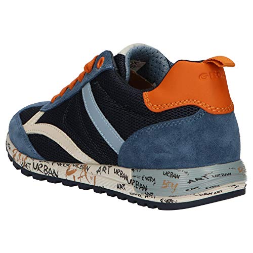 Geox J Alben Boy a - Scarpe da Ginnastica Basse