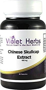 - Chinese Skullcap, (Biacal Skullcap, Scutellaria baicalensis) Potent 85% BAC 400mg 60 Count