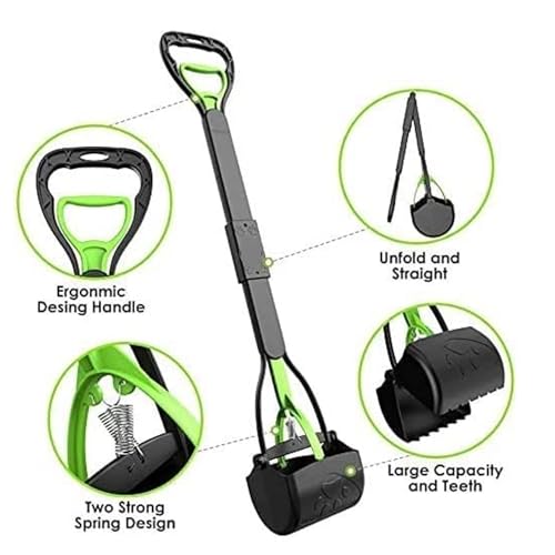 Image of Large Potty Scooper Non-Breakable Folding Dog Poop Scooper, Pet Waste Potty Picker, Large, 24 Inches, Color May Vary