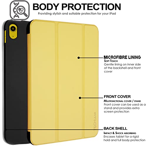 TECHGEAR Smart Case for iPad 11th Gen (2025 A16) & 10th Gen (2022), Slim Tri-Fold Stand Cover with Corner Protection - Image 4