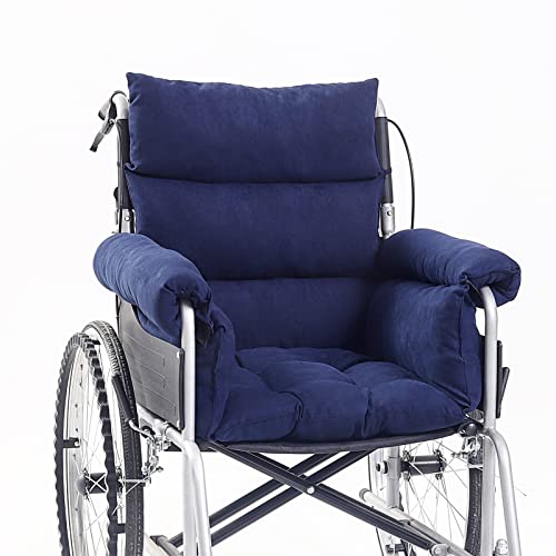 VCOMSOFT Wheelchair Cushion ,Tailbone&Back Support ,Arm Rests Comfortable seat Cushion ...