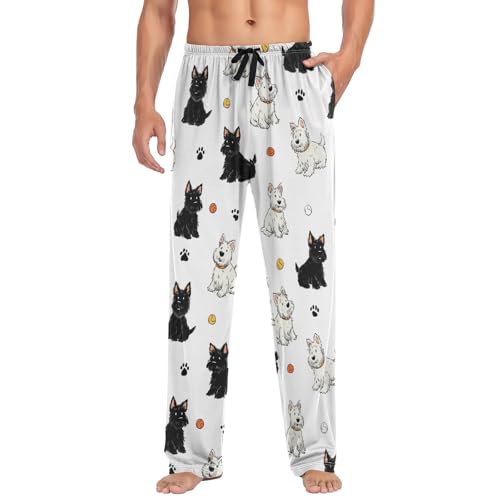 Cute Crocodile Pajama Pants Green Alligator AnimalsMen's Pajama Bottoms Lounge Sleepwear PJs Casual Sleep Pants M3