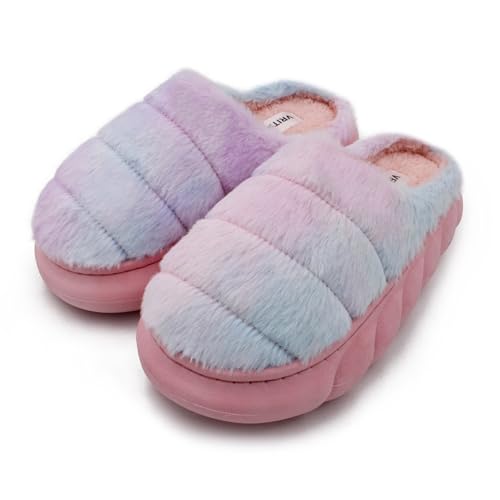 Image of VRITRAZ Women's Comfort Slip On Closed Toe Warm Winter with Cute Design print House Clog Indoor Slipper