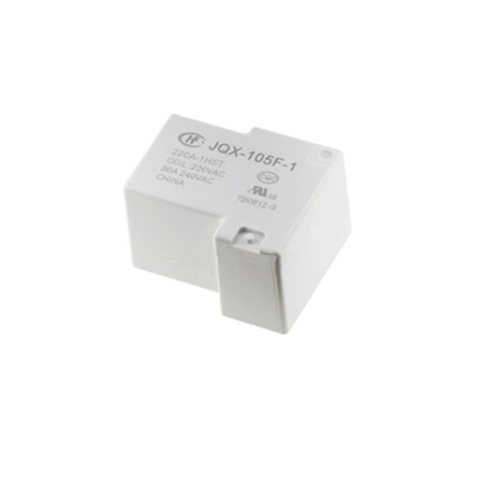 AERBNYEQP 5Pcs Power Relay JQX-105F-1-012D-1HST JQX-105F-1-024D-1HST JQX-105F-1-220A-1HST HF105F-1 012D-1HST 024D-1HST 220A-1HST 30A240VAC
