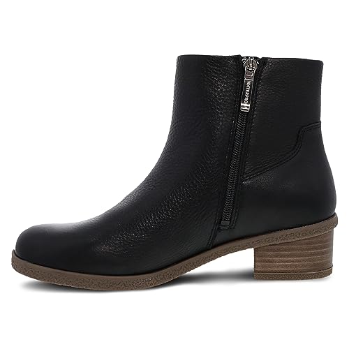 Image of Dansko Daisie Chelsea Boot for Women - Waterproof Leather and Construction with Rubber Outsole and Leather Stacked Heel for Long-Lasting Style in Any Weather