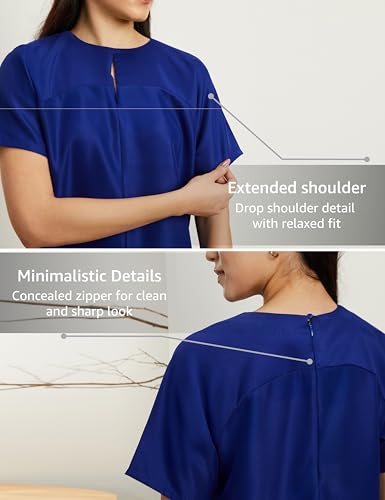 Image of Symbol Premium Women's Polyester Crop Top (Relaxed Fit | Stylish | Desk-to-Dinner) (Available in Plus Sizes)