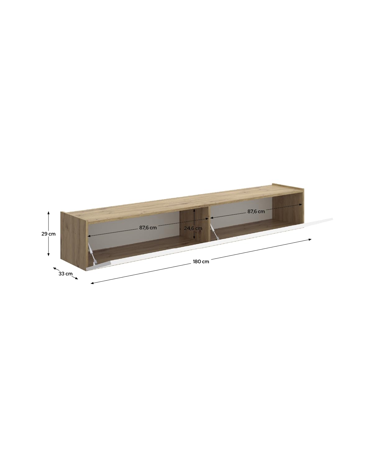 DEKIT Grupo RIMOBEL-Sky Mueble TV Mural 180 cm