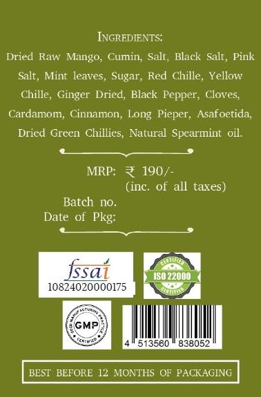 Foodaids Pudina Chaat Jain Masala Powder (100Gm) for Chatpata & Delicious Food- Raita/Chaas/Makhana/Fruit Chat/Aromatic flavour 4