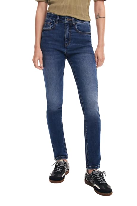 Desigual Denim_Amanda, 5053 Denim Medium Wash, 36, Bleu, 38
