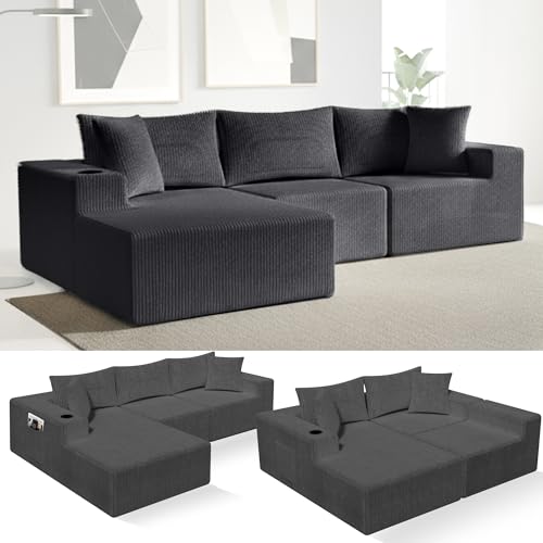 Best Couch for Entertaining: EconoHome Boneless Cloud Sectional Review 2 EconoHome Boneless Cloud Sectional Sofa - Plush Deep Seat L-Shaped Couch for Relaxing & Entertaining, Durable Construction & Easy Assembly, Perfect Addition to Any Living Room