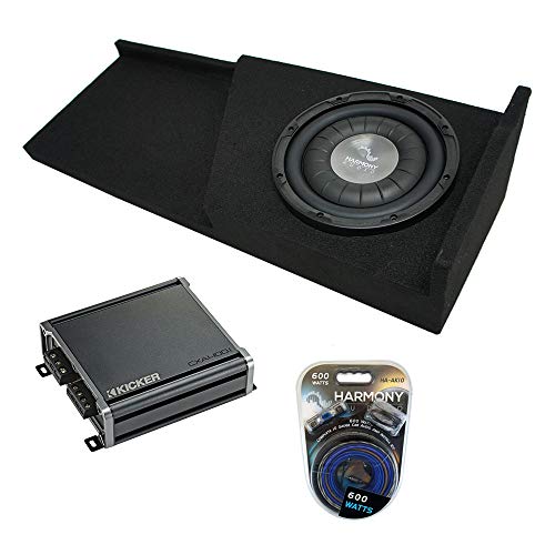 Harmony Audio HA-F124 Comp. w/Chevy Silverado Ext Cab Truck 2007-2013 Flatline Series 12