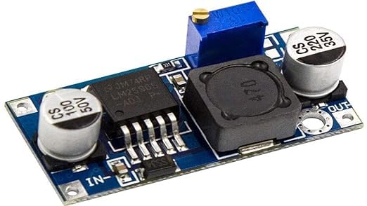 OceanLabz DC-DC Voltage Regulator LM2596S Buck Converter Step Down Power Supply 6-40V to 5V 3A (Fully Tested) Module