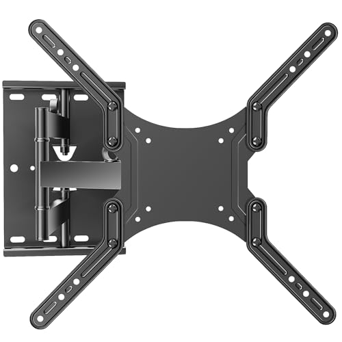 Livotica Full Motion TV Wall Mount for 23-55 Inch TVs Up to 99 Lbs, Wall Mount TV Bracket with Articulating Arm,Swivel Tilt Extension,Max VESA 400x400 by Livotica - Used condition - CA$19.67