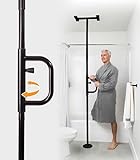 Stander Security Pole and Curve Grab Bar, Elderly Tension Mounted Floor to Ceiling...