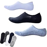 micsun Calcetines Invisibles para Mujer,Tenis Calcetas Antideslizantes de Corte Bajo,Calcetas Deportivas Algodon...