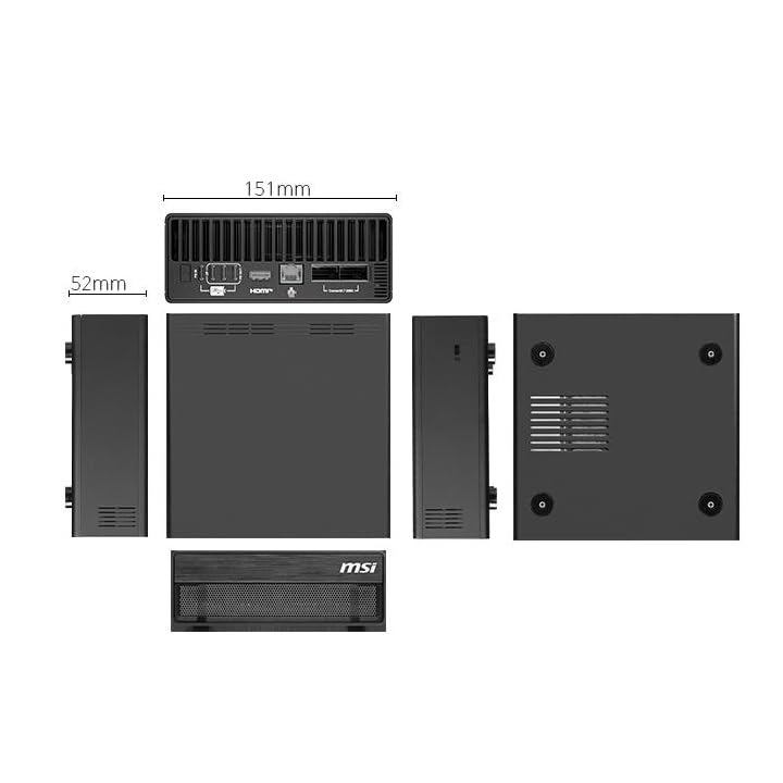 Image of MSI EdgeXpert MS-C931 AI Supercomputer | NVIDIA Grace Blackwell Superchip | 1000 AI Tops | 128GB Unified Memory | 4TB NVMe SSD | Wi-Fi 7 | 10GbE | Compact Desktop AI Workstation