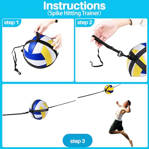 image for Davllin Volleyball Training Equipment Aid,Premium Volleyball Rebounder