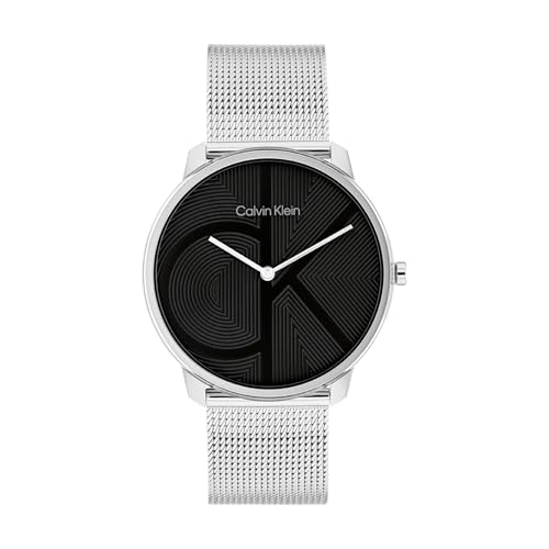 Calvin Klein Montre À Mouvement Quartz Deux Aiguilles pour Homme Collection CK Iconic avec...