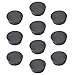 Heyiarbeit Sourcingmap SKT-25 Lot de 10 bouchons ronds en nylon Noir 24,7 x 11,4 mm