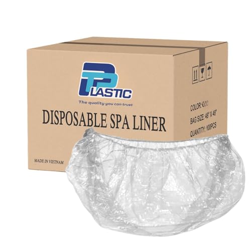 100 Forros Desechables para Spa de Pedicura Transparente