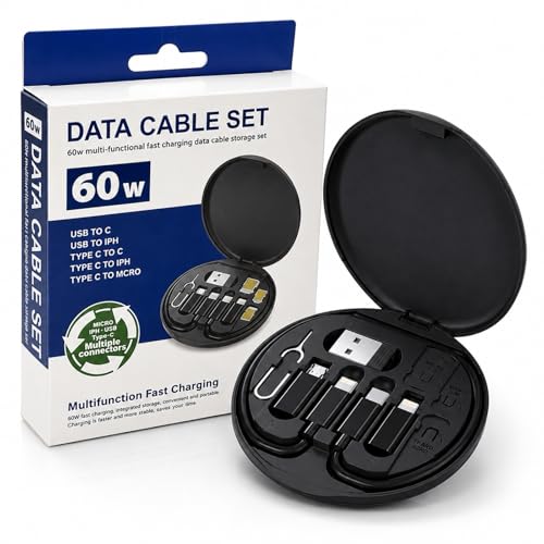 Portable Multi Charging Cable Set