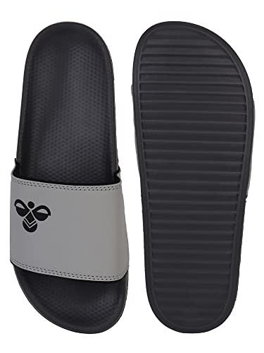 Image of hummel CLASSIC BEE WOMEN SLIDERS Comfortable Cushioned Sole Arch Support Durable Lightweight Flexible Trendy Style Flip flops and Slippers Slides for Women Daily use Chappal