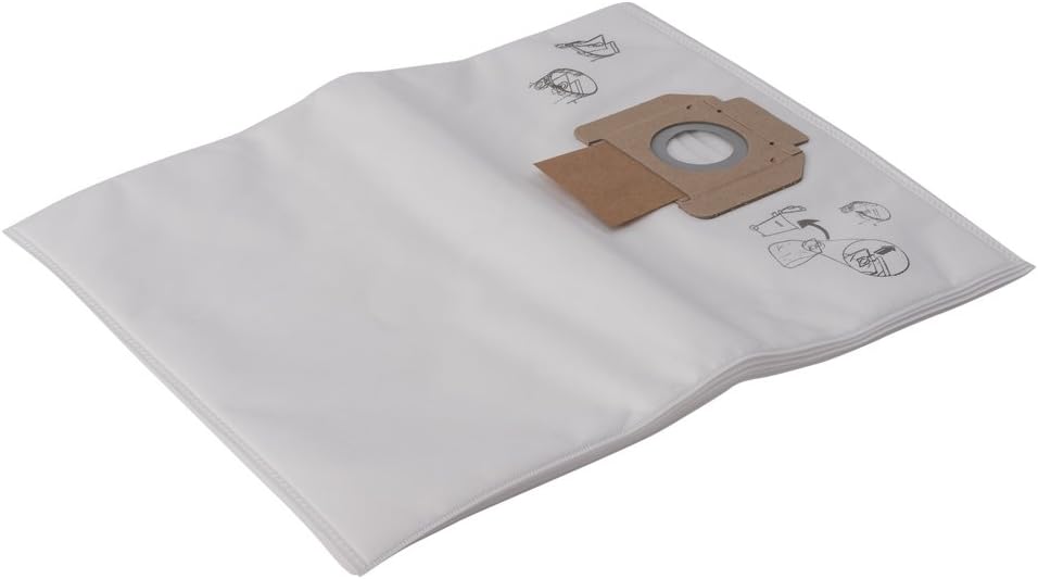 Bosch Accessories 2605411229 filter fabric bags for GAS 20 L SFC, GAS 15 L, 1200 L GAS, pack of 5, White