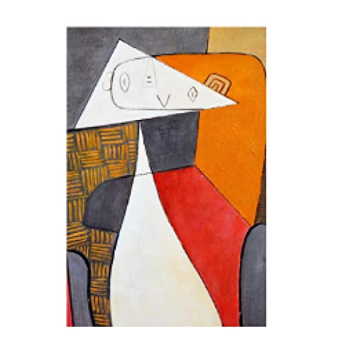 Peinture abstraite sur toile Picasso affiche d'art moderne 35x50cm sans cadre pour salon
