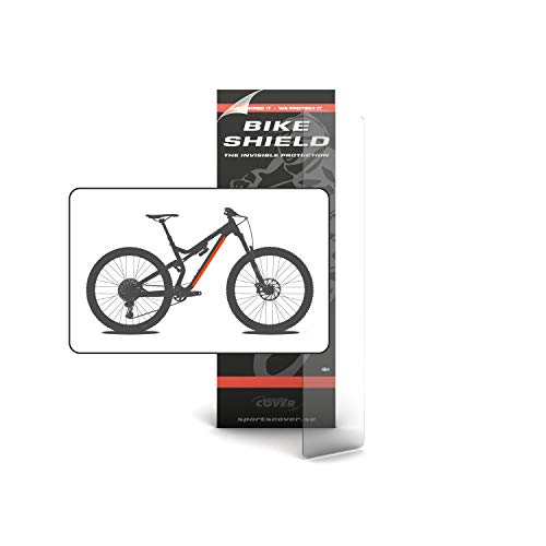 Bike Shield Down Tube, Kit Scudo Unisex-Adulto, Trasparente, M