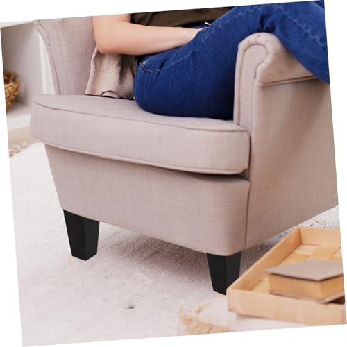 Patas de madera para muebles de repuesto para sofás mesas armarios y bancos cuadrados 7