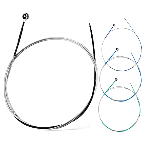 Totority 1-4 Size Violin Strings Set Steel Core Strings Nickel-plated Balls for Versatile Violin Use