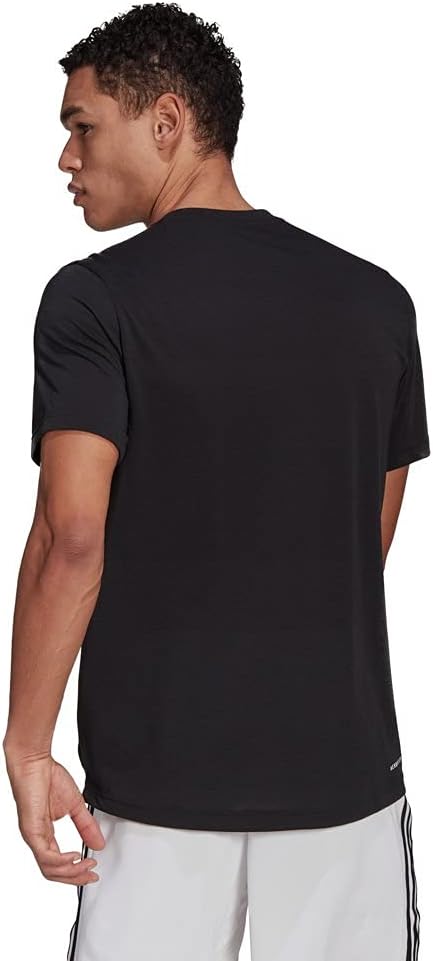 تيشيرت D2M فيل ريدي مع شعار مطبوع للرجال من اديداس 2026 - view 1