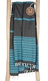 SUPER SUAVE Y LIGERO: Liviana toalla ideal para las vacaciones, la sauna, la playa, la acampada, etc. No ocupa casi espacio y seca con rapidez.