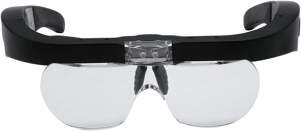 Glasses Magnifier Led Four Magnifications Rechargeable Reading Magnifying Glass
