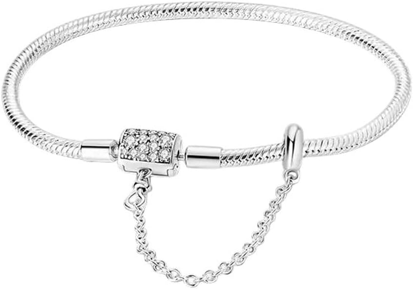 New 2026 Arrive In Hot 925 Silver Heart Shaped Snake Chain Bracelet Fit 3Mm Charm Beads For Women Jewelry Gift Multiple Shapes Fashion Trendy Accessories Creative
