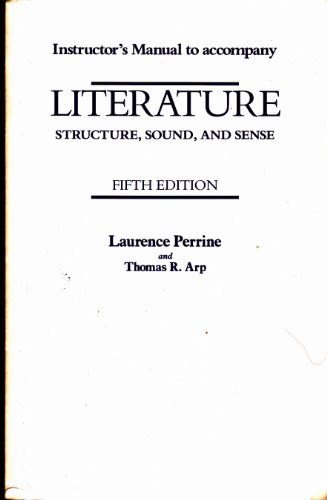 Literature: Structure, Sound and Sense /Instruc... 0155511092 Book Cover