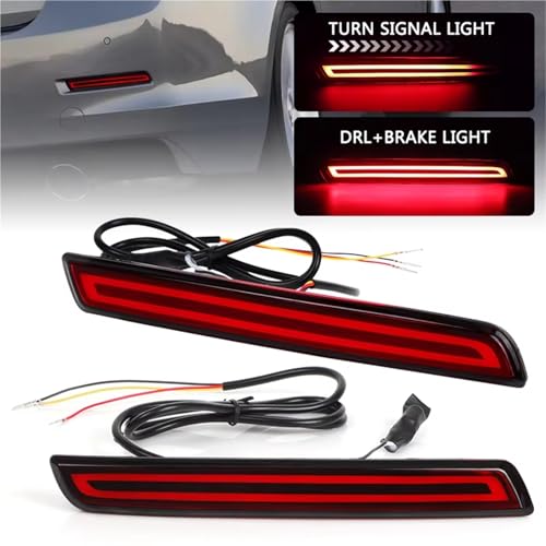 Reflectores de parachoques trasero para Chevy Malibu 2013-2015 2