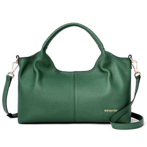 Image of BOSTANTEN Women Leather Handbag Designer Satchel Purses Top Handle Shoulder Totes Crossbody Bag
