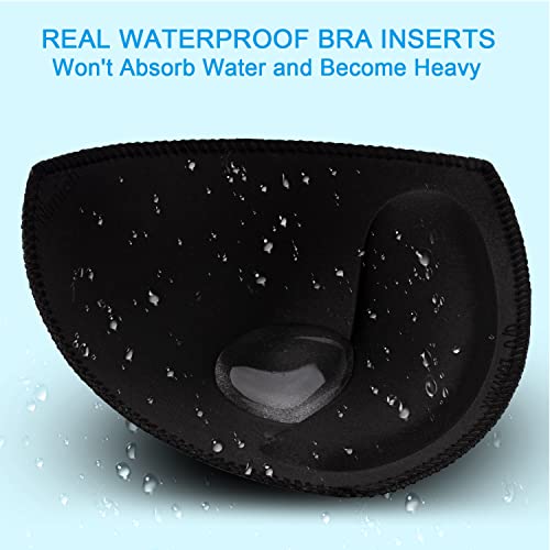 Image of Nimiah Waterproof Bathing Suit Inserts - Swimsuit Push up Bra Pads 3 Pairs Removable Bikini Padding for Women