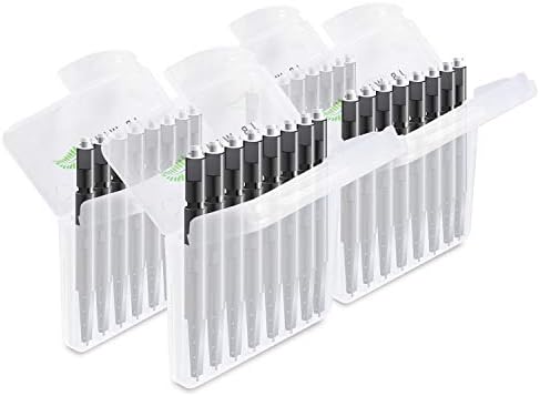 JB White 32 Wax Filters for Hearing Aids Compatible with Phonak Cerustop Wax Guards | Widex Nanocare | Oticon ProWax MiniFit | Siemens Signia 3.0 | Resound | Hearing Aid Filter (32pcs 1.3mm)