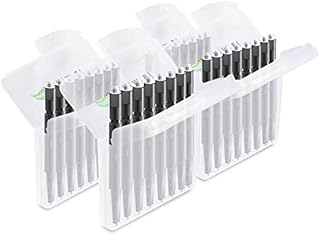 JB White 32 Wax Filters for Hearing Aids Compatible with Phonak Cerustop Wax Guards | Widex Nanocare | Oticon ProWax MiniFit | Siemens Signia 3.0 | Resound | Hearing Aid Filter (32pcs 1.3mm)
