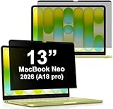 1. Installation magnétique – Fixation facile, retrait simplifié Fini les poses de film compliquées. Ce film utilise la technologie magnétique : des aimants intégrés adhèrent au cadre de l'écran du MacBook Neo 13. Installation rapide, sans avoir à aligner parfaitement ni à chasser les bulles d'air. Pour le retirer, il suffit de le soulever délicatement : aucune trace, réutilisable à volonté.