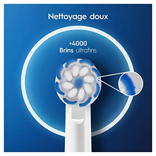 Oral-B Sensitive Clean Replacement Brush Heads x 8 Original Refill for Electric Toothbrush, White, 200 gram - image 8