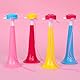 Niuhong 4 Pcs Vuvuzela Tröte Laut Fussball Fanfare Sehr Lautes Tröte Cheerleading Trompete Krachmacher Horn Plastik Trompeten Spielen Fanartikel Tröten Fan Zuschauer Fußballspiel Stadion Trompete