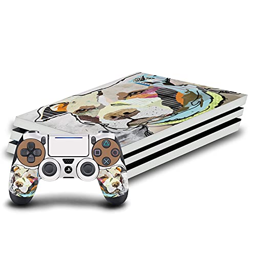 Skin Pitbull Mix PS4 Pro et manette DualShock 4 Head Case Designs