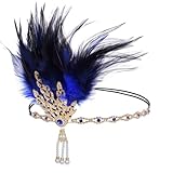 choyaxo Flapper Headband Roaring 20s Headpiece Great Gatsby Headpiece for Women