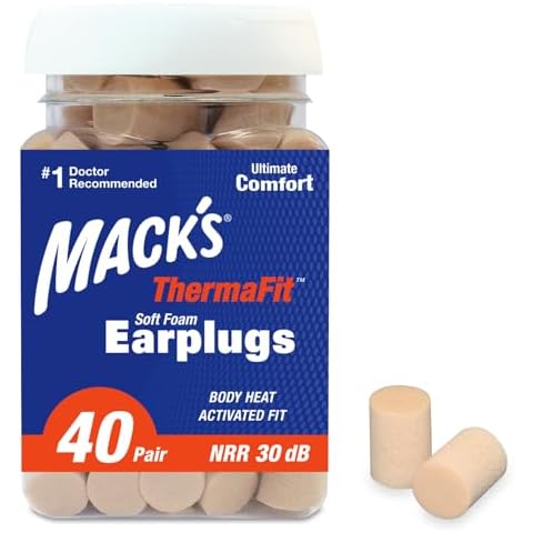 Mack’s ThermaFit Soft Foam Earplugs for Comfort Cover